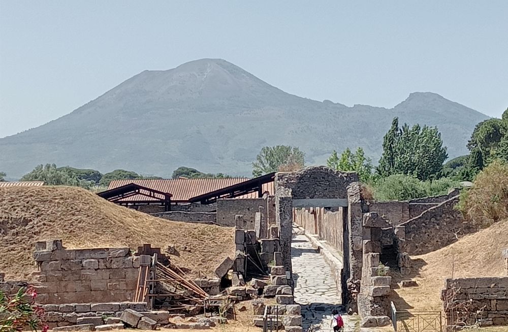 Vertrauen ins Leben Pompeji Vesuv